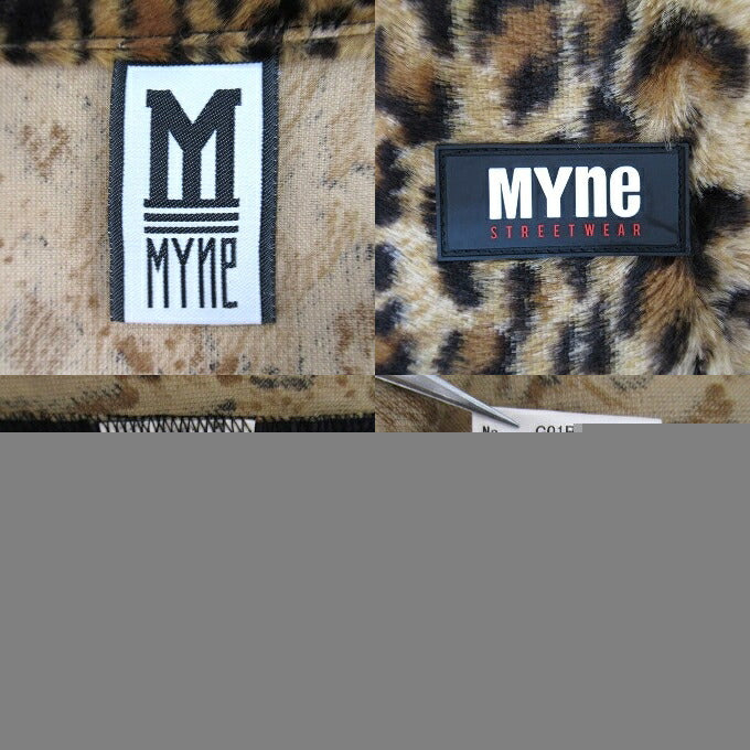 Myne FW18 Leopard Blouson Jacket Brown Size M