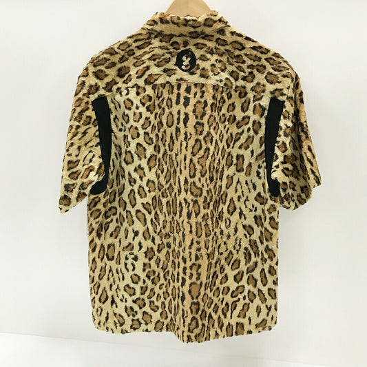 Supreme x GOOD ENOUGH Crushed Rayon Pile Shirt Brown Size S