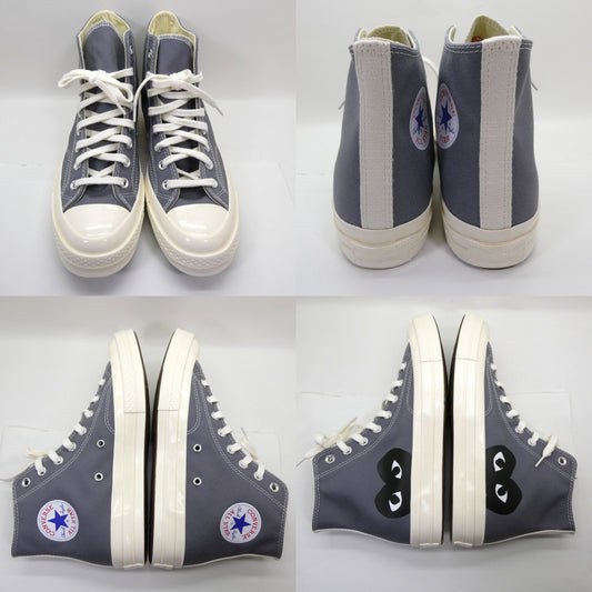 PLAY COMME DES GARCONS x Converse Gray Sneakers Size 8.5