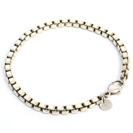 TIFFANY Venetian Link Sterling Silver Bracelet Size ONE SIZE