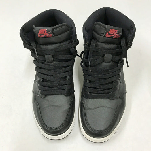 NIKE Air Jordan 1 HI OG Black Red Sneakers Size 27.5