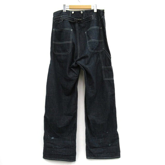 Dry Bones Double Knee Painter Pants Indigo Blue Size 36