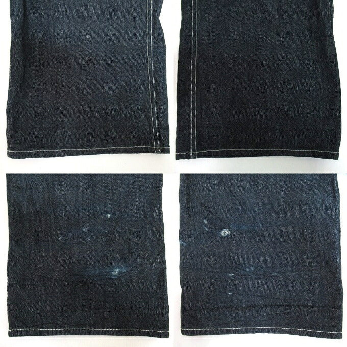 Dry Bones Double Knee Painter Pants Indigo Blue Size 36