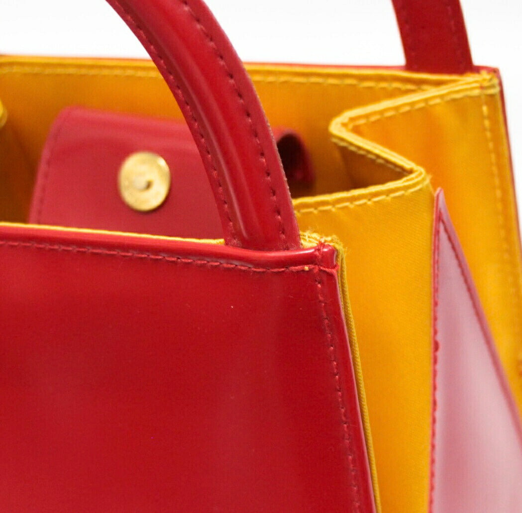 GIVENCHY Vintage PVC Mini Handbag Red Size ONE SIZE