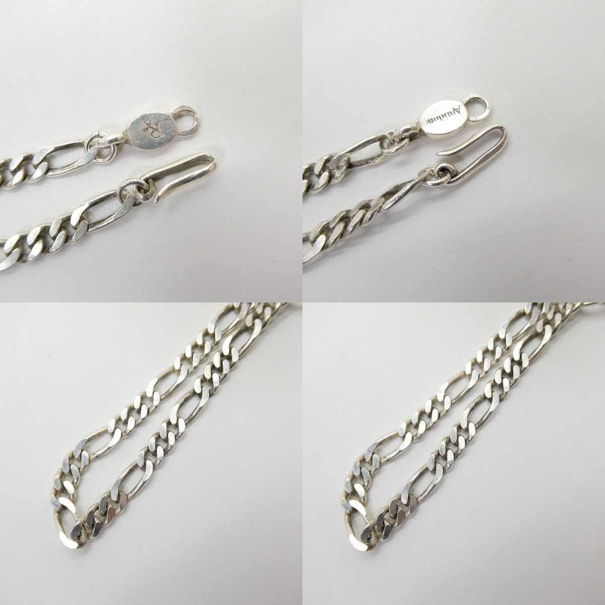 ANTIDOTE BUYERS CLUB Figaro Chain Bracelet Silver950