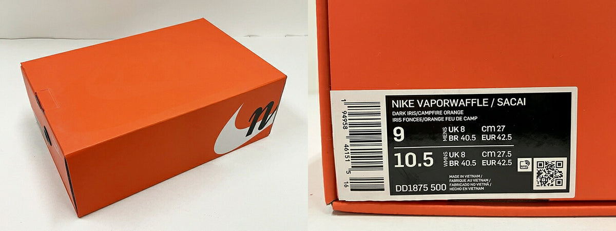 NIKE x Sacai Vaporwaffle Sneakers Multi Size 27cm