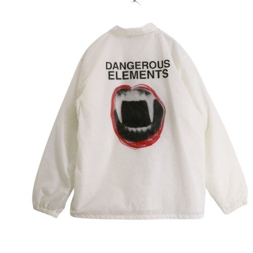 UNDER COVER 17SS Nylon Coach Jacket White Size L
