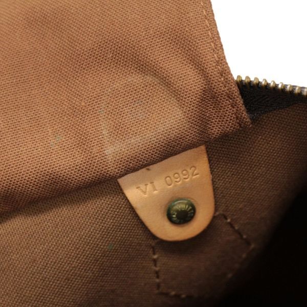 Louis Vuitton Speedy 35 Monogram Bag Brown Size ONE SIZE