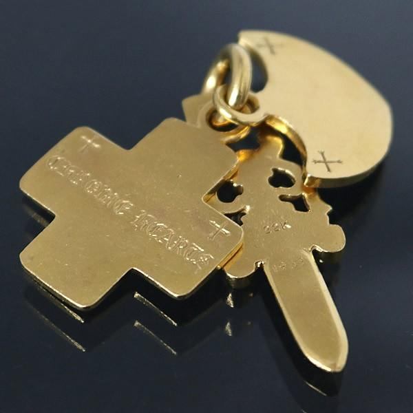 CHROME HEARTS 22K Pave Trinkets Pendant Size ONE SIZE
