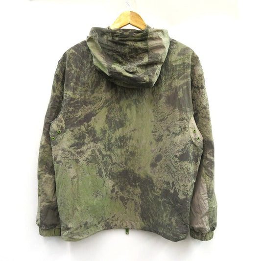 DIESEL J-WARRETT Print Nylon Jacket Green Size 44