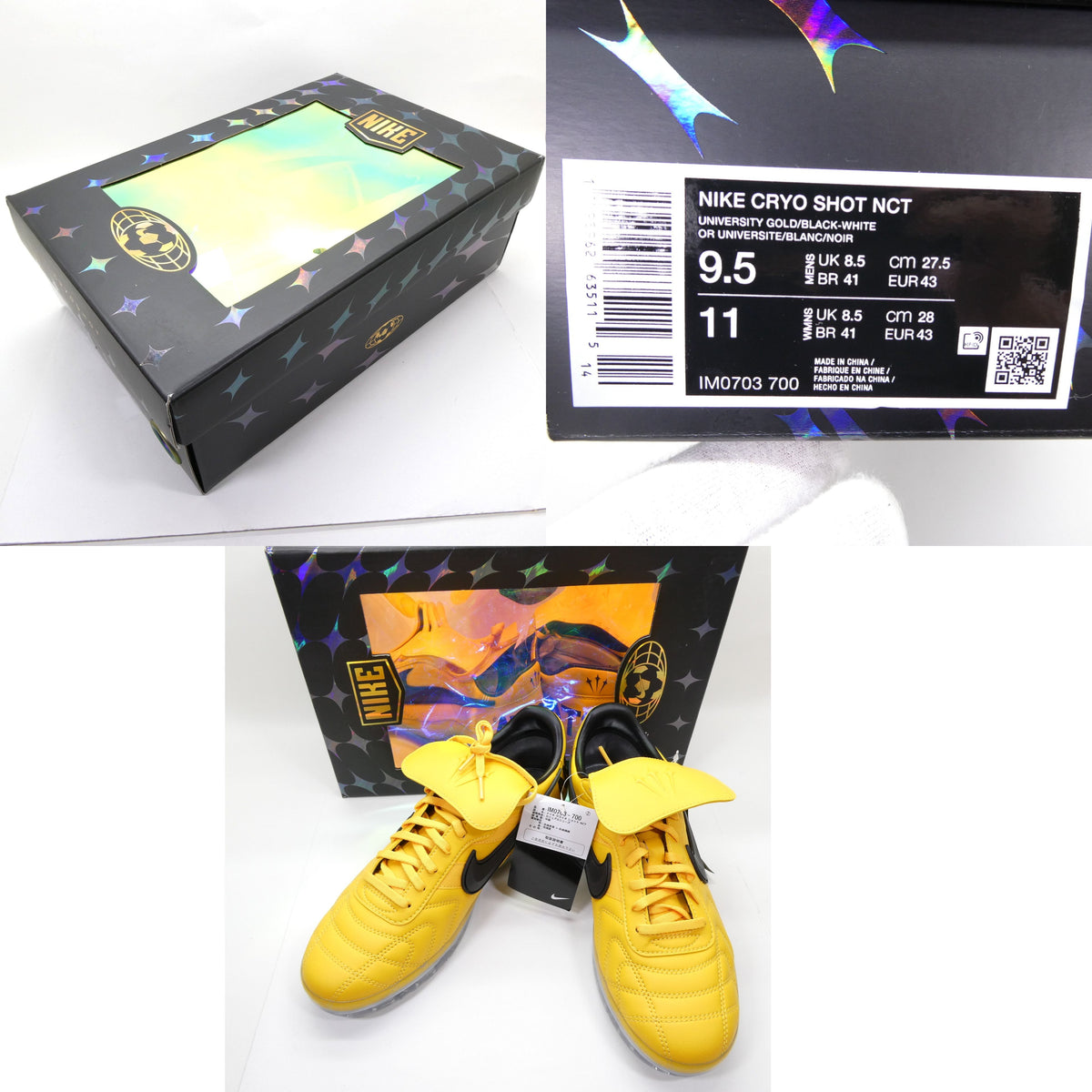 Drake NOCTA x NIKE Cryoshot Tiempo Sneakers Multi Size 9.5