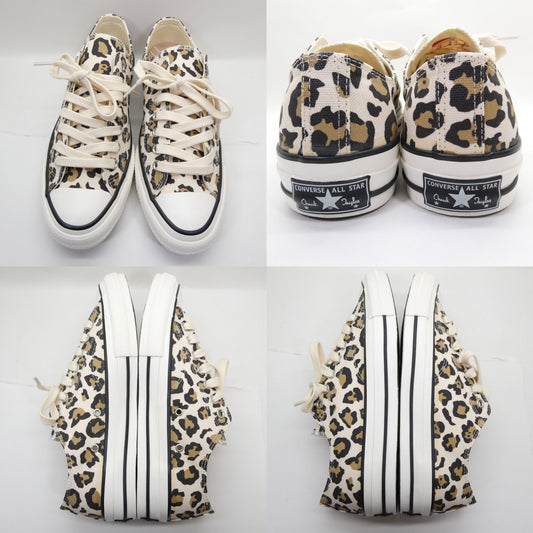 CONVERSE Addict Chuck Taylor Leopard OX Sneakers Size 28.0