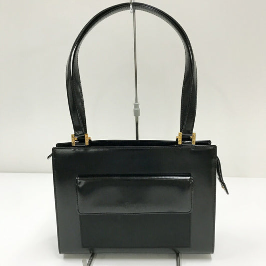 YVES SAINT LAURENT Logo Embossed Bag Black