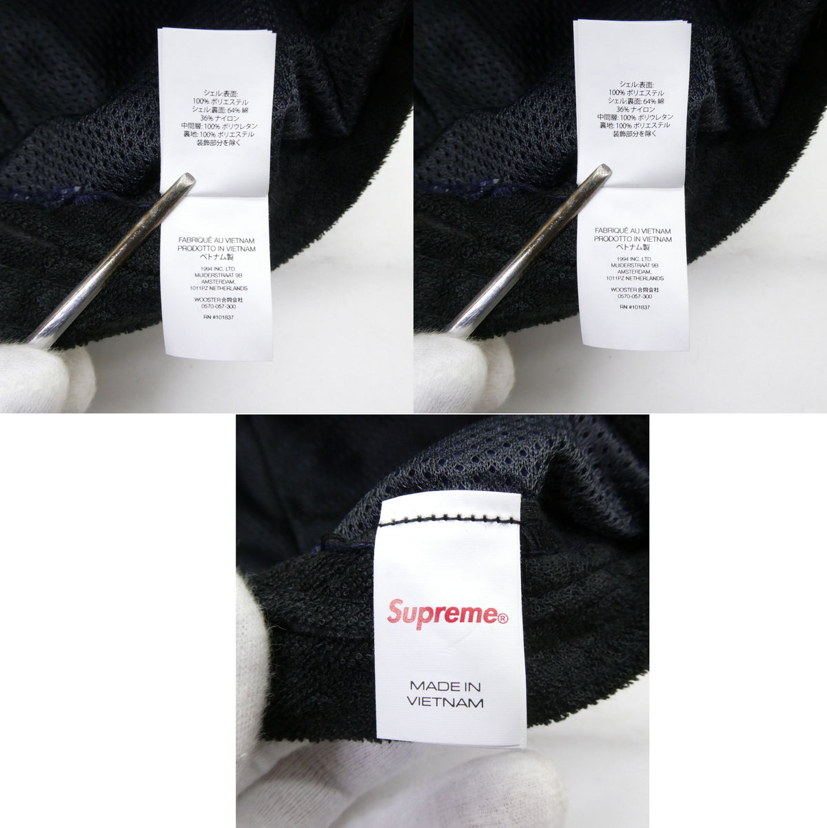WTAPS T-6M 02 Cotton Canvas Mesh 6-Panel Cap Multi