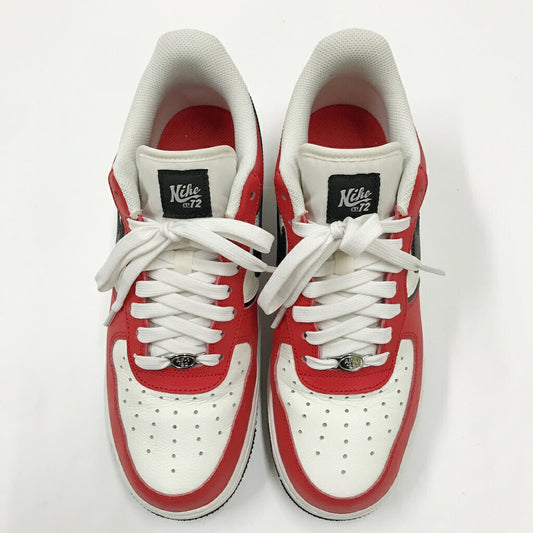 SPORT NIKE Air Force 1 '07 LV8 Red Black Sneakers Size 26