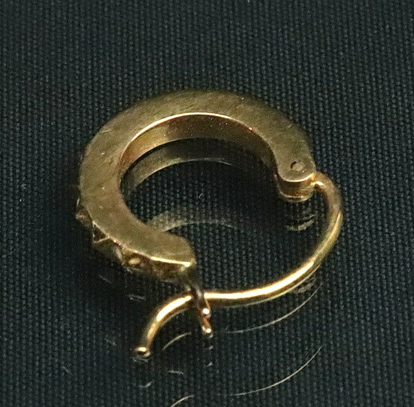 CHROME HEARTS 22K TFP Plus Gold Hoop Earring Size ONE SIZE