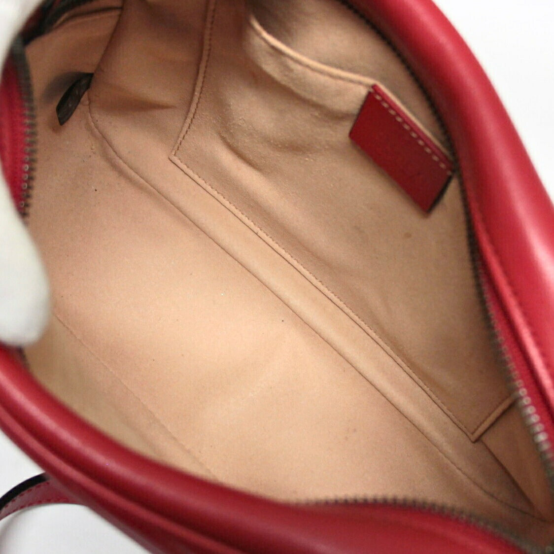 GUCCI GG Marmont Quilted Chain Bag Red Size ONE SIZE