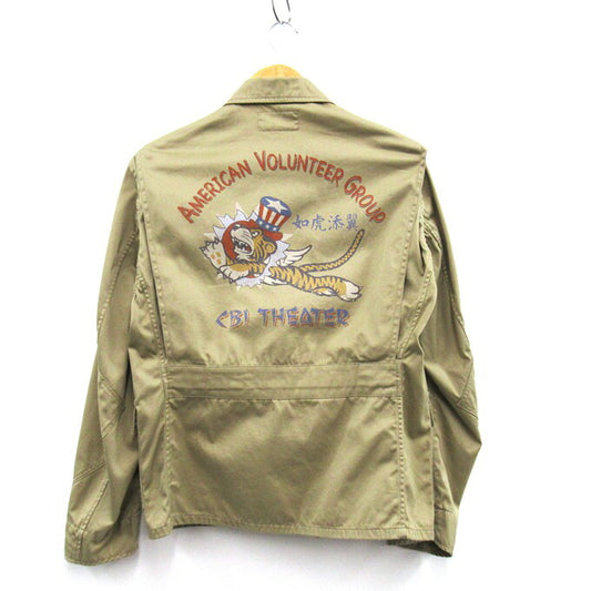 TOYS McCOY 21SS M-421A Flying Tigers Jacket Khaki Size 38