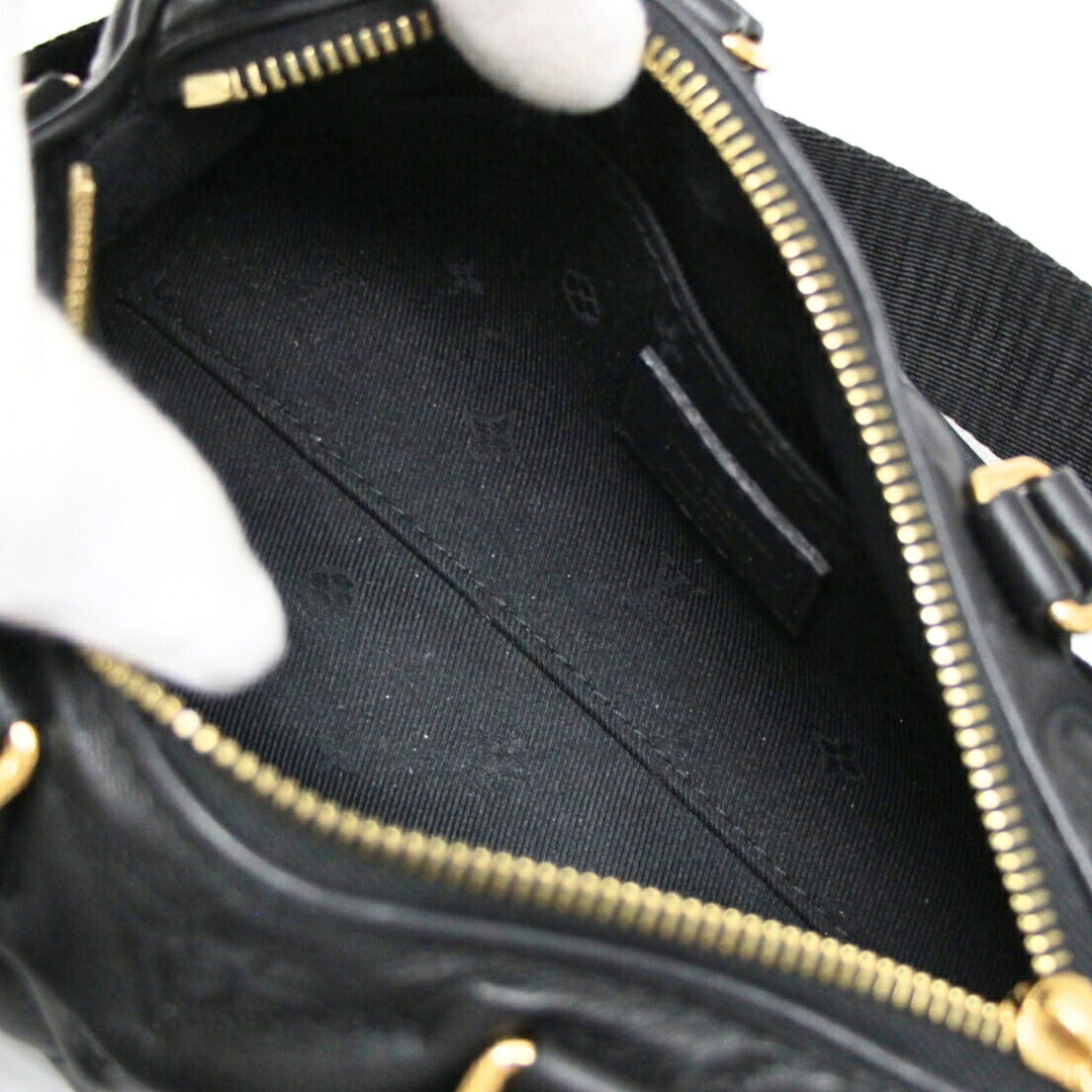 Louis Vuitton Papillon BB Bubblegram Bag Black Size ONE SIZE