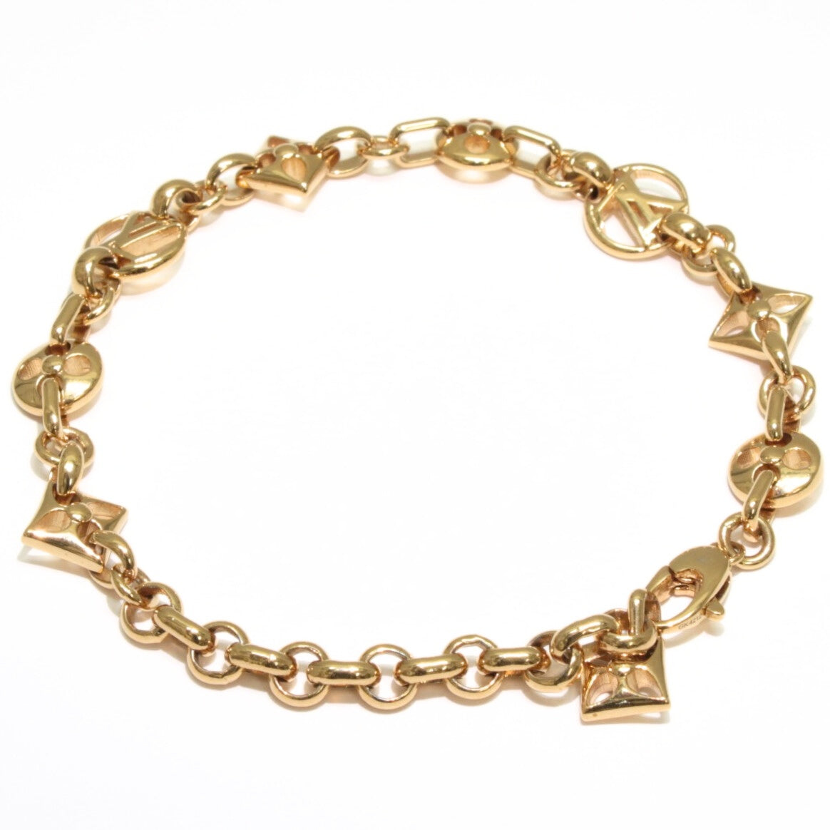 LOUIS VUITTON Crazy In Lock Bracelet Gold Size ONE SIZE