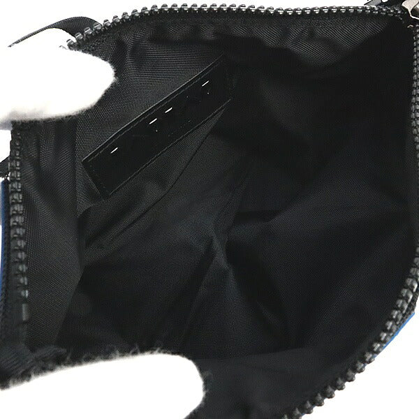 BURBERRY Nova Check Triangle Leather Mini Bag Size ONE SIZE