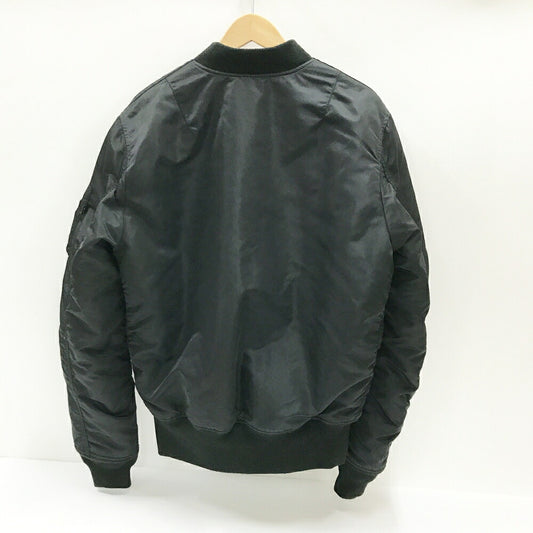 ALPHA INDUSTRIES MA-1 Bomber Jacket Black/Orange Size XL