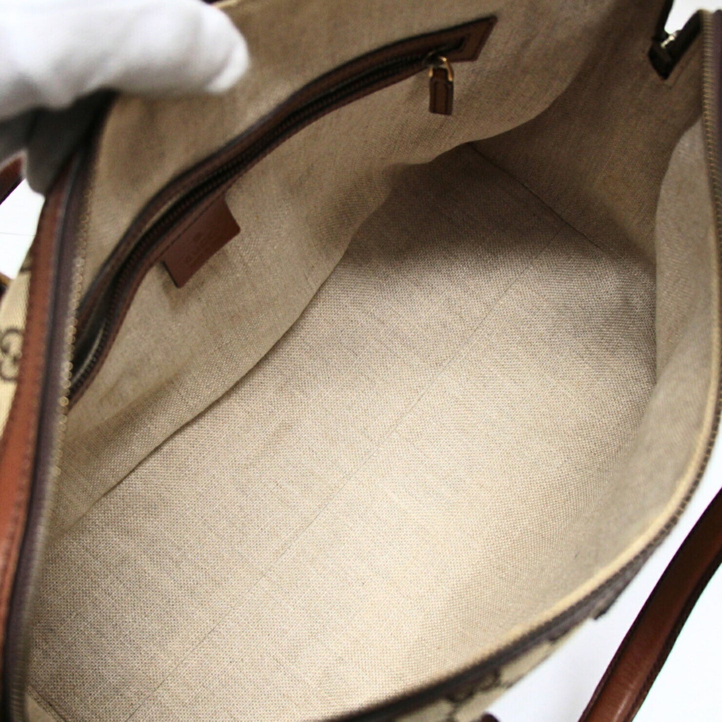 GUCCI Sherry Line GG Canvas 2-Way Boston Bag Size ONE SIZE