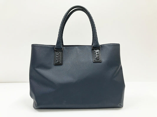Bottega Veneta Marco Polo Tote Bag Navy