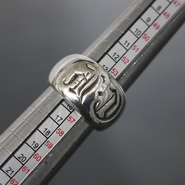CHROME HEARTS Silver 925 Seal Stamp Ring Size ONE SIZE