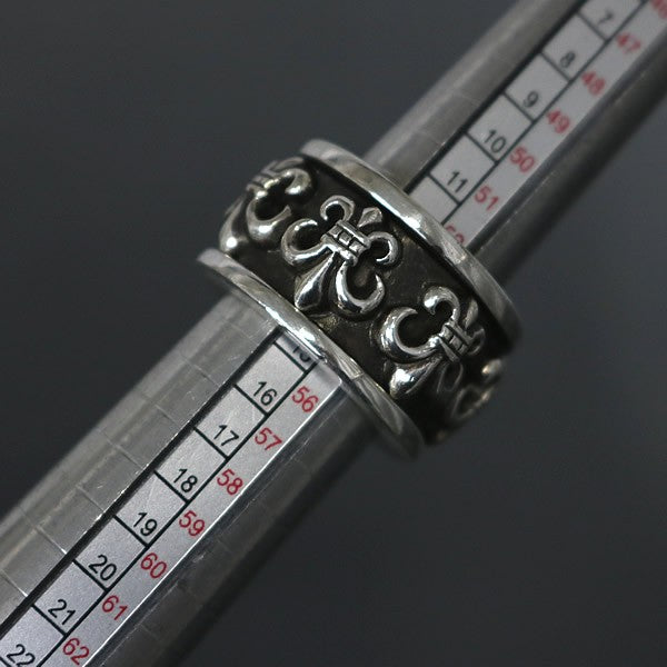 CHROME HEARTS BS Fleur Spinner SV925 Silver Ring Size ONE SIZE