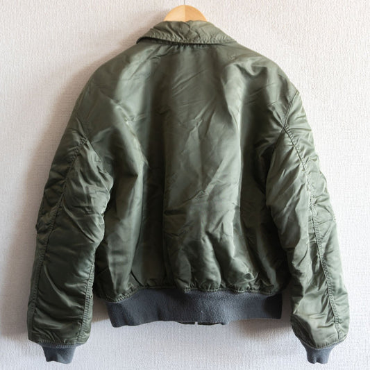 ALPHA INDUSTRIES 90s CWU-45/P(N) Nylon Flight Jacket Size XL