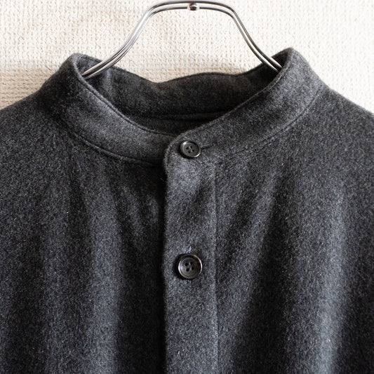 Porter Classic CASHMERE STAND COLLAR SHIRT JACKET Size 3