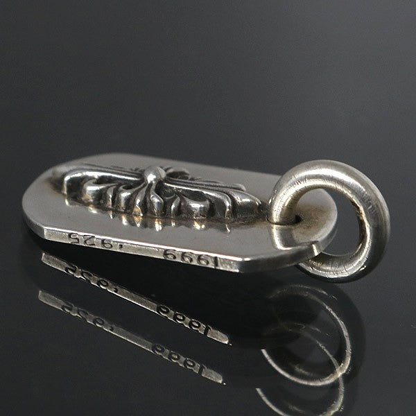 CHROME HEARTS Silver 925 Raised Tag Charm Size ONE SIZE