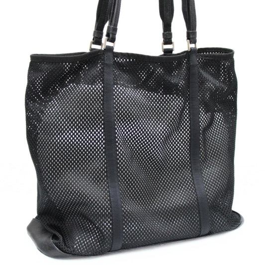 PRADA Prada Sport Mesh Canvas Tote Bag Black Size ONE SIZE