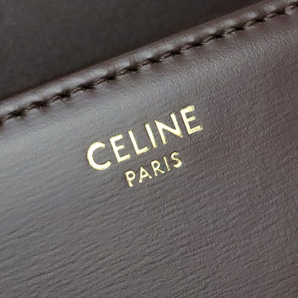 CELINE Classic Triomphe Calfskin Bag Chestnut Size ONE SIZE