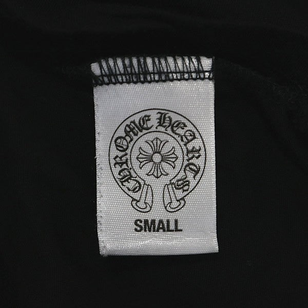 CHROME HEARTS Long Sleeve Tee Stack Charm Black Size S