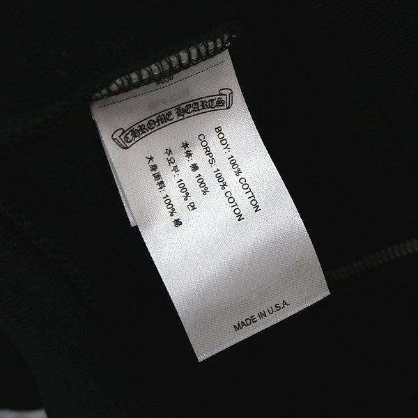 CHROME HEARTS Old English Logo Zip Hoodie Black/Olive Size L