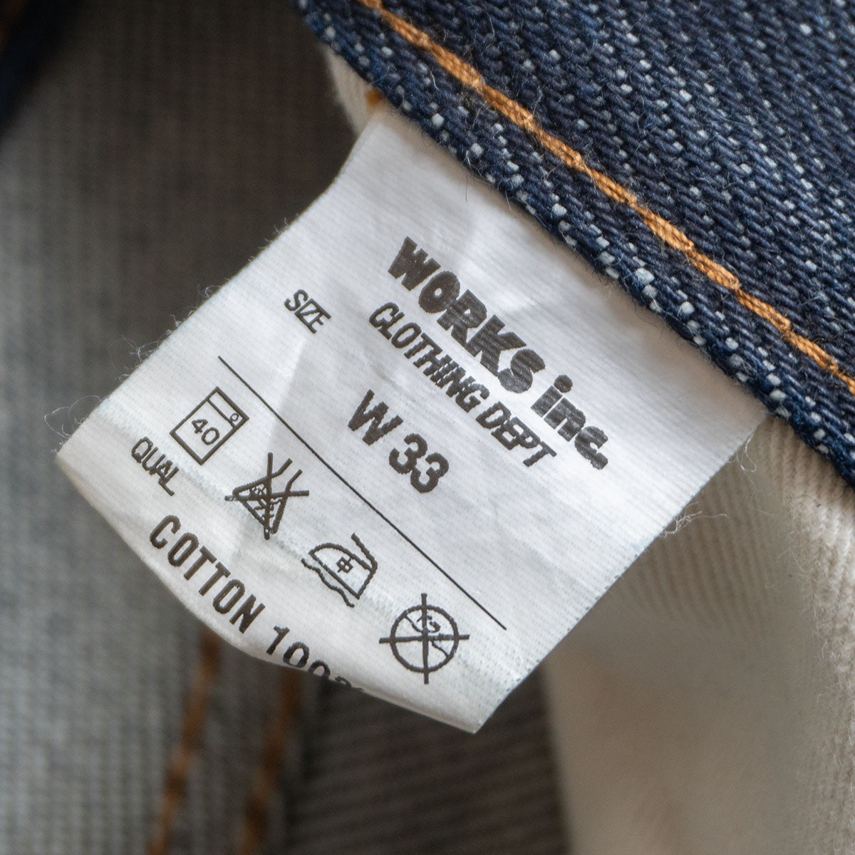 IRON HEART Lot 461 21oz Extra Heavy Denim Jeans Size 33×34