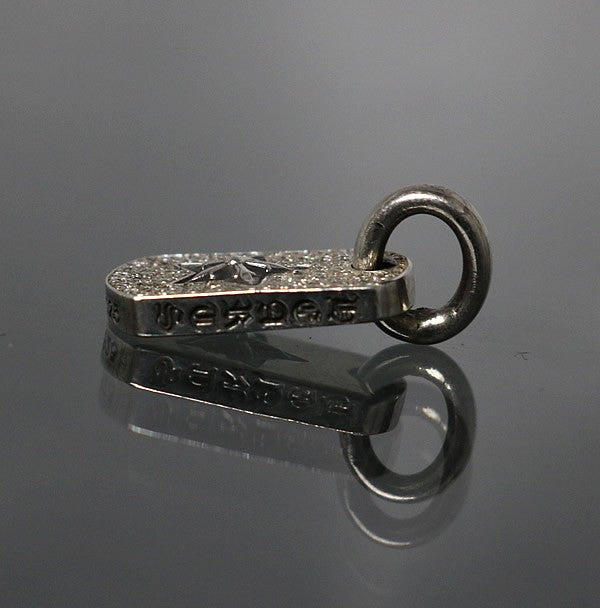 CHROME HEARTS Tiny Star Dog Tag After Pave Size ONE SIZE