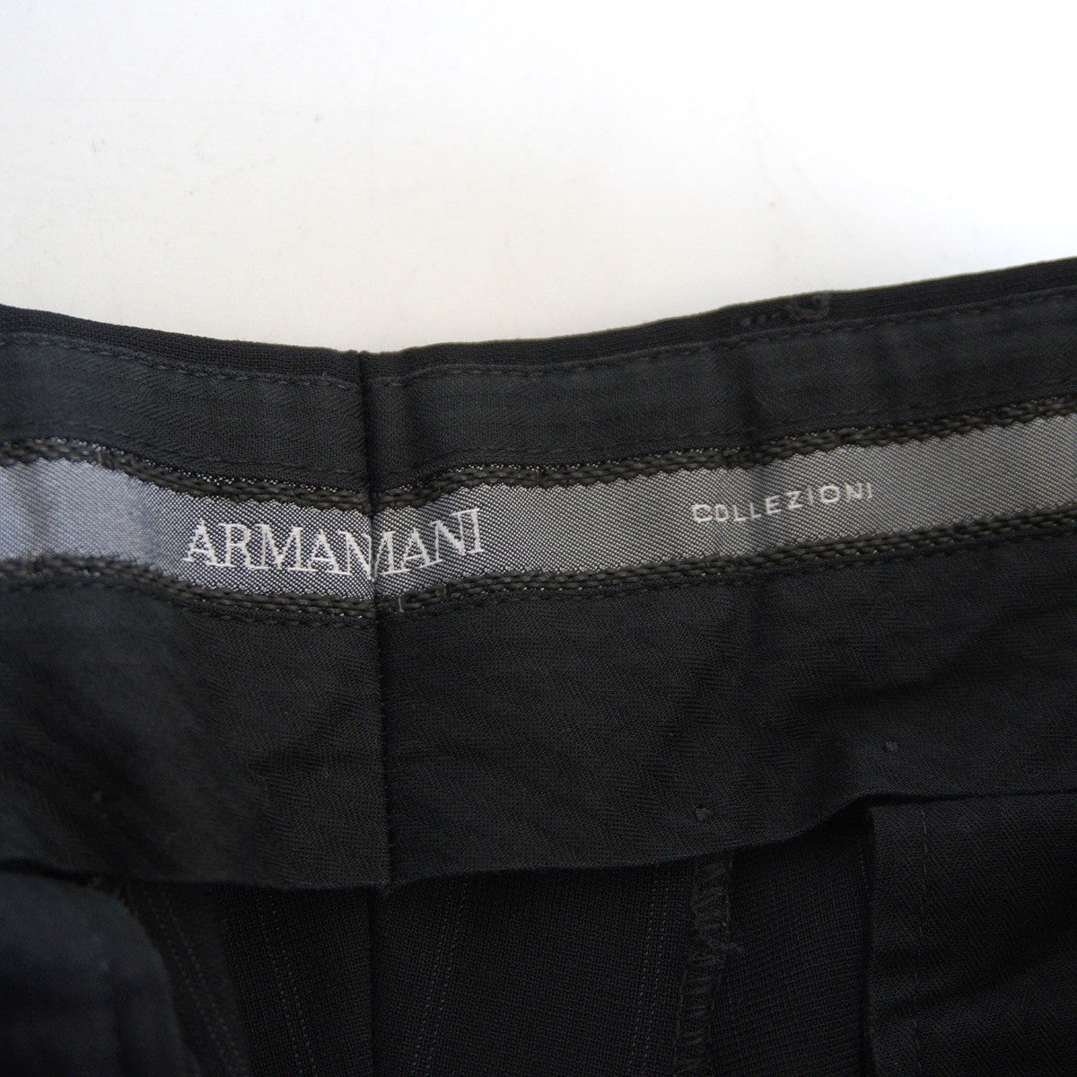 ARMANI COLLEZIONI Spring/Summer 1-Tuck Stripe Slacks Size 40
