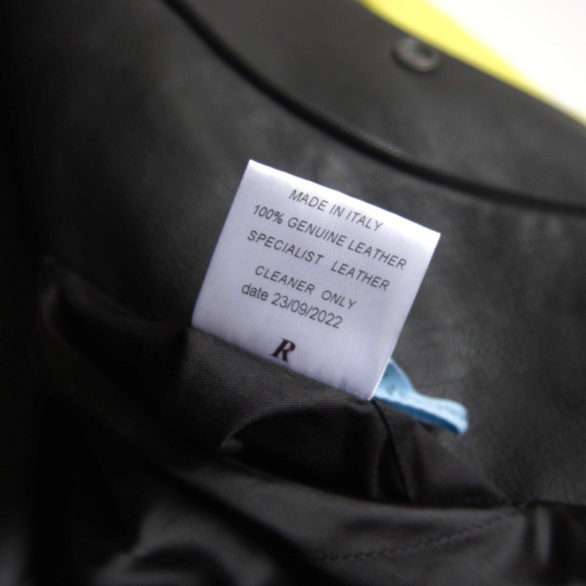 Louis Vuitton Leather Motorcycle Jacket Size 48