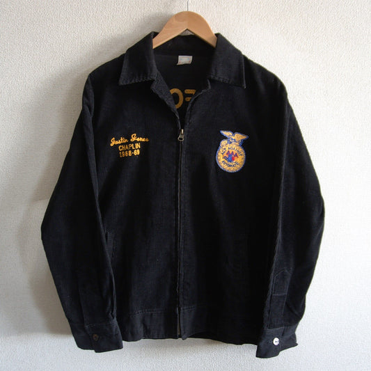 AAA California FFA Corduroy Embroidered Work Jacket Size XS