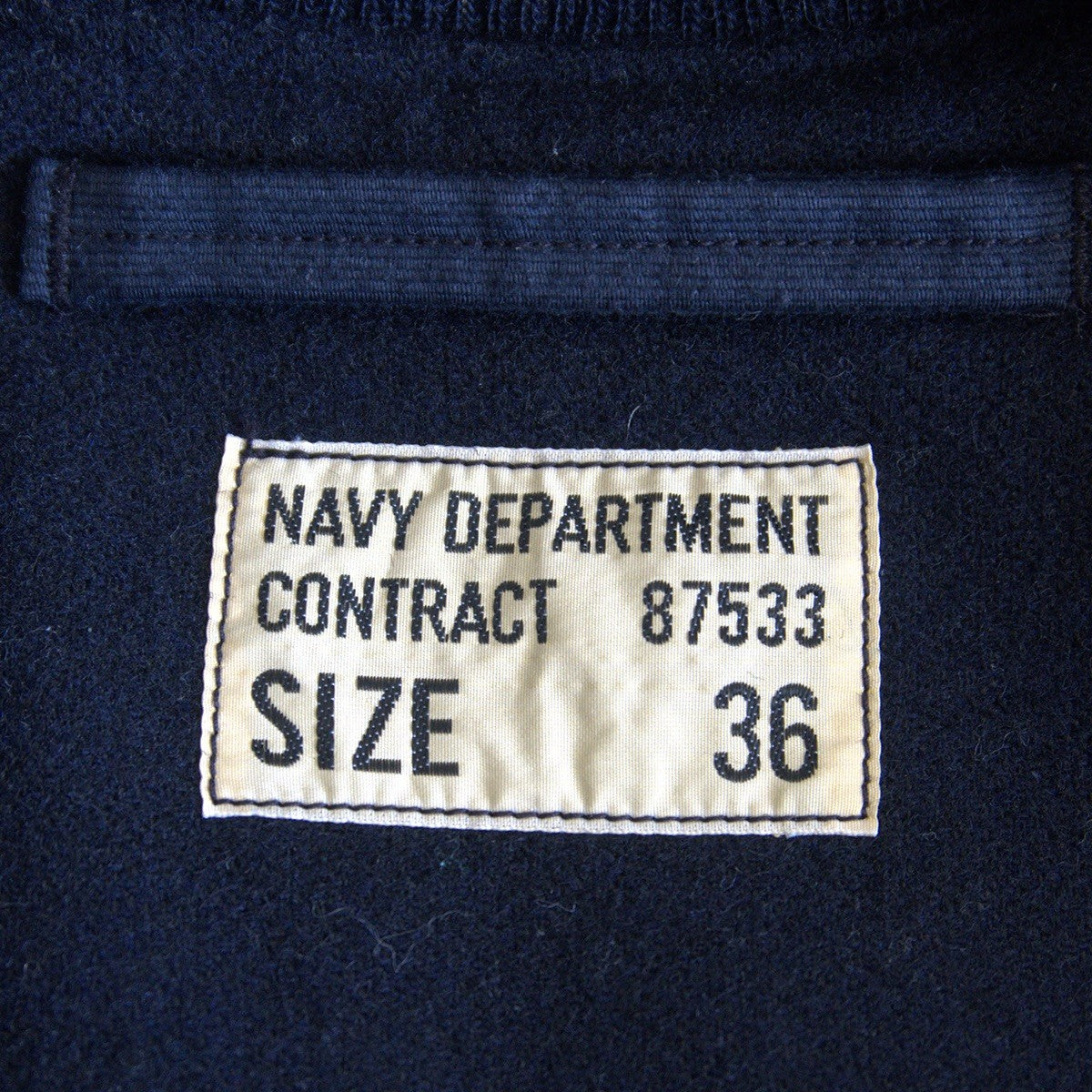 Buzz Rickson's Deck Zip Jacket Blue Size 36
