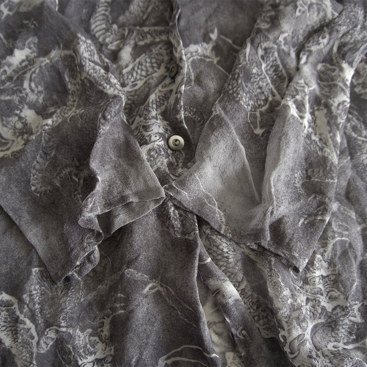 Kenzo Dragon sheer shirt Size 40