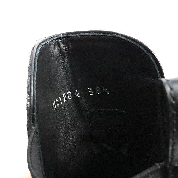 Louis Vuitton Rory Aide Leopard Side Boots Black Size EU 38