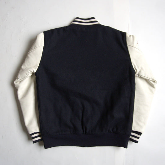 GOOD ENOUGH IVY Leather Sleeve Varsity Jacket Size M