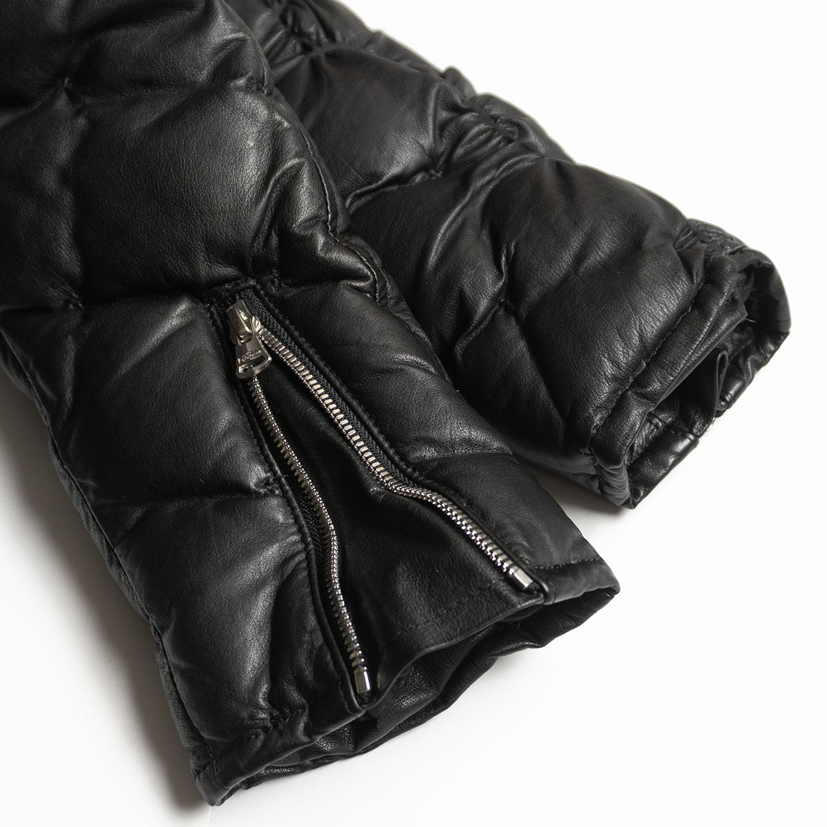 Isamu Katayama Backlash Kangaroo leather down jacket Black Size 3