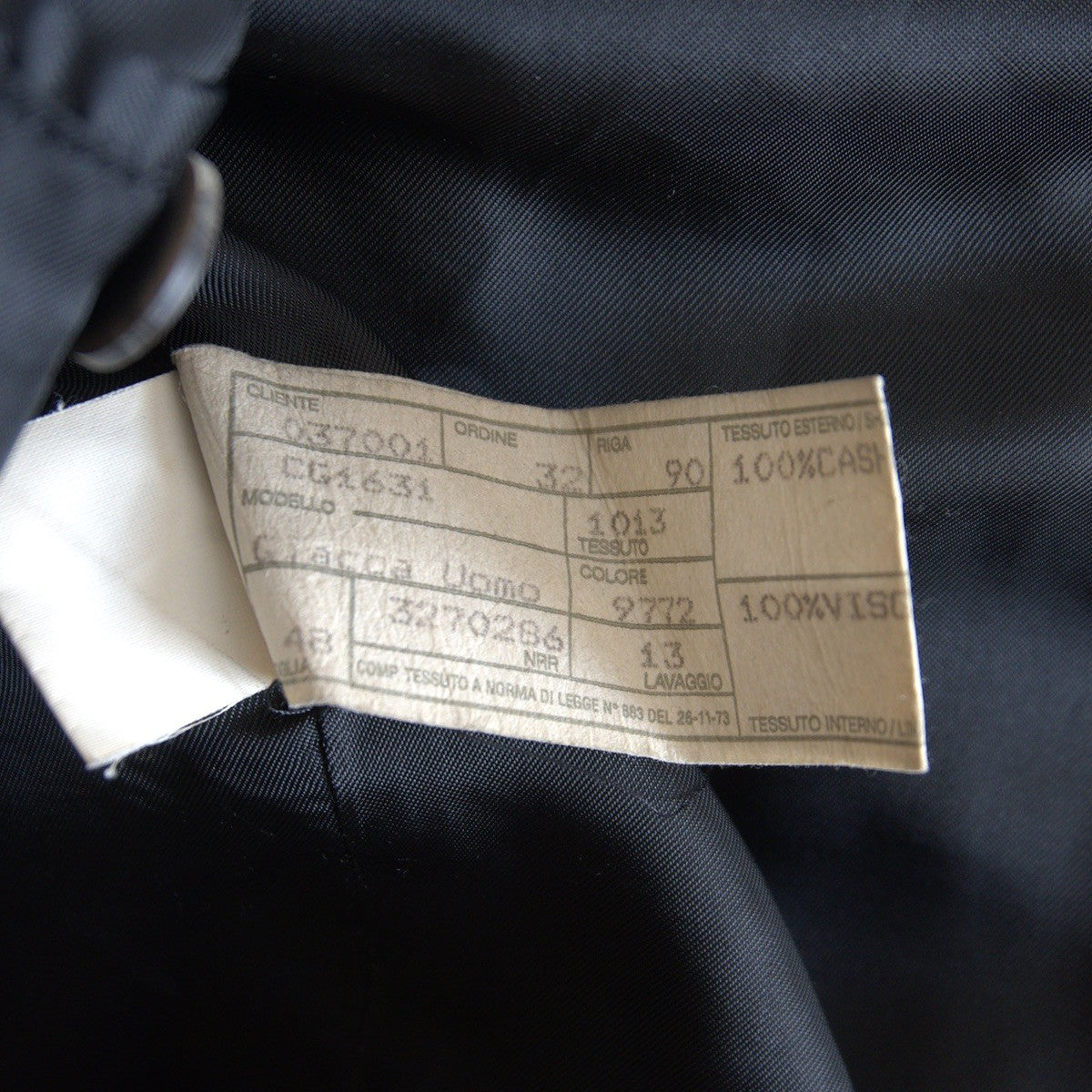 GIORGIO ARMANI 90s Classico Cashmere Half Coat Size M