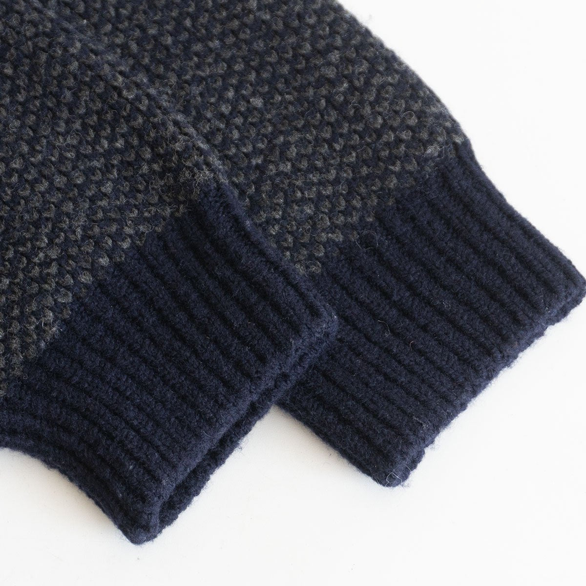 PAPAS PLUS Bird's eye knit jacket Size LL