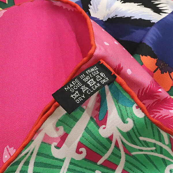 HERMES Tyger Tyger Alice Shirley Silk Carré 90 Scarf